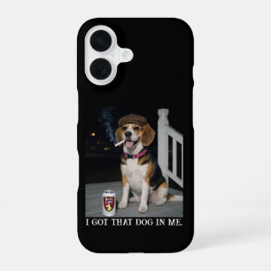 Coque iPhone 16 J'ai Ce Chien En Moi, Personnalité Drôle De Beagle