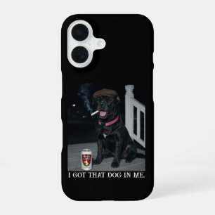 Coque iPhone 16 J'ai Ce Chien En Moi, Personnalité Drôle De Cane C
