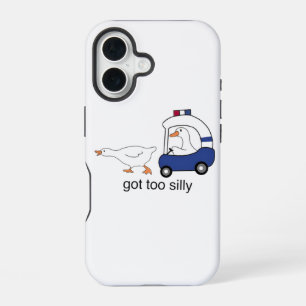 Coque iPhone 16 J'Ai Trop Mal Drôle L'Humour De La Police Des Oies