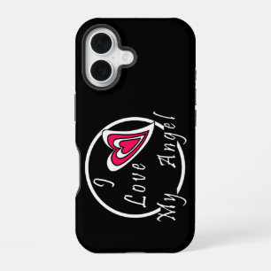Coque iPhone 16 J'aime mon Ange