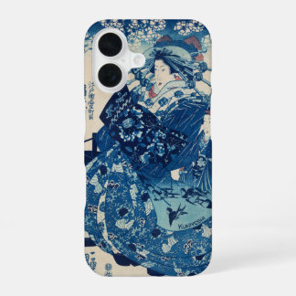 Coque iPhone 16 Japanese Ukiyo-e – Utagawa Kuniyoshi – Custom Text