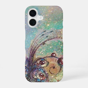 COQUE iPhone 16 JARDIN DES OMBRES PERDUES -PLANTE PAPILLON MAGIQUE