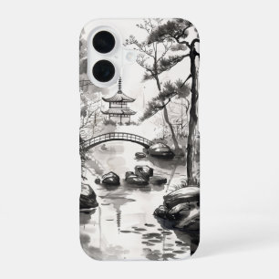 Coque iPhone 16 Jardin Zen