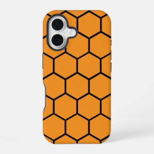 Coque iPhone 16 jaune et noir