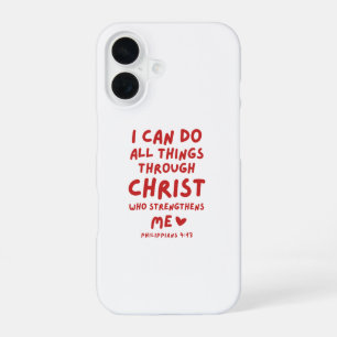 Coque iPhone 16 Je Peux Faire Tout Philippiens 4:13