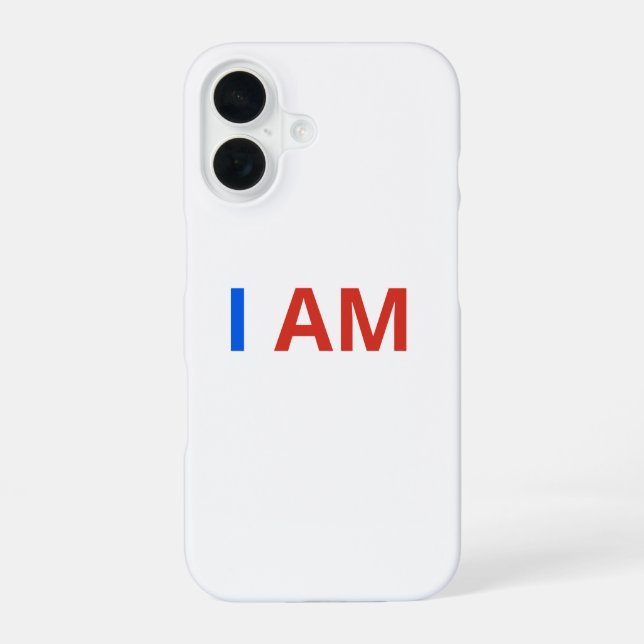 COQUE iPhone 16 JE SUIS (Verso)