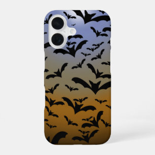 Coque iPhone 16 Je suis devenue folle des chauves-souris noires et