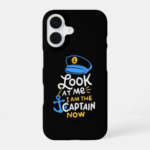 Coque iPhone 16 Je Suis Le Capitaine Maintenant Bateau Capitaine C