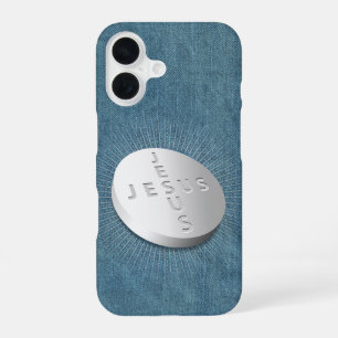 Coque iPhone 16 Jésus guérit pilule Christianisme Foi religieuse D