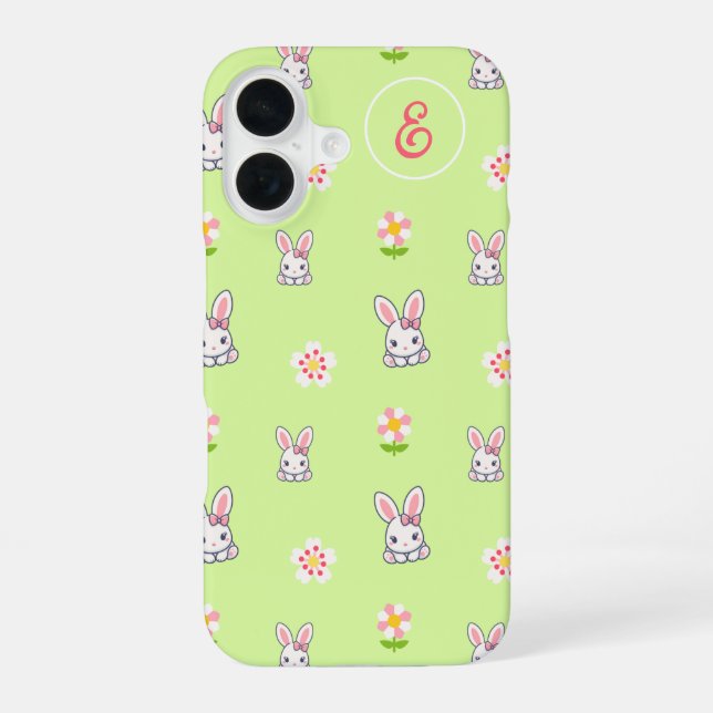 Coque iPhone 16 Joie de Fleur de Lapin (Verso)