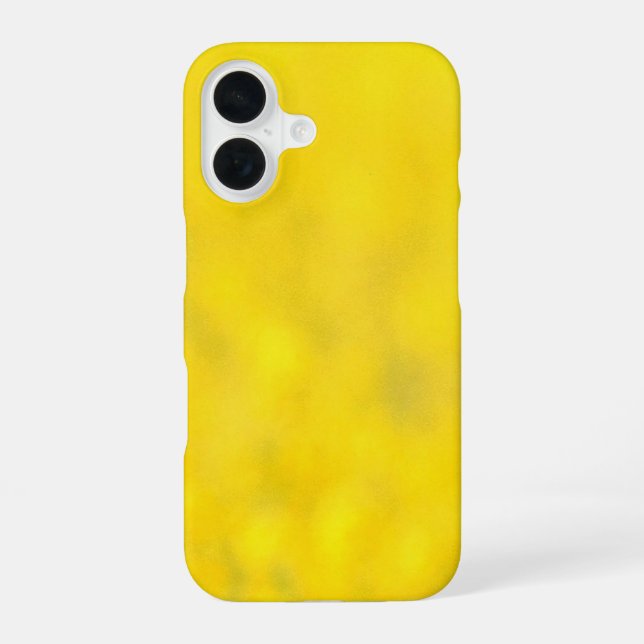 Coque iPhone 16 Joie Jaune (Verso)