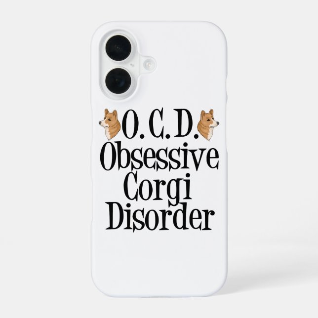 Coque iPhone 16 Joli Corgi (Verso)