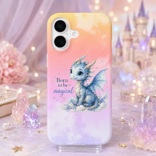 Coque iPhone 16 Joli Dragon Fantastique Né pour être Magique