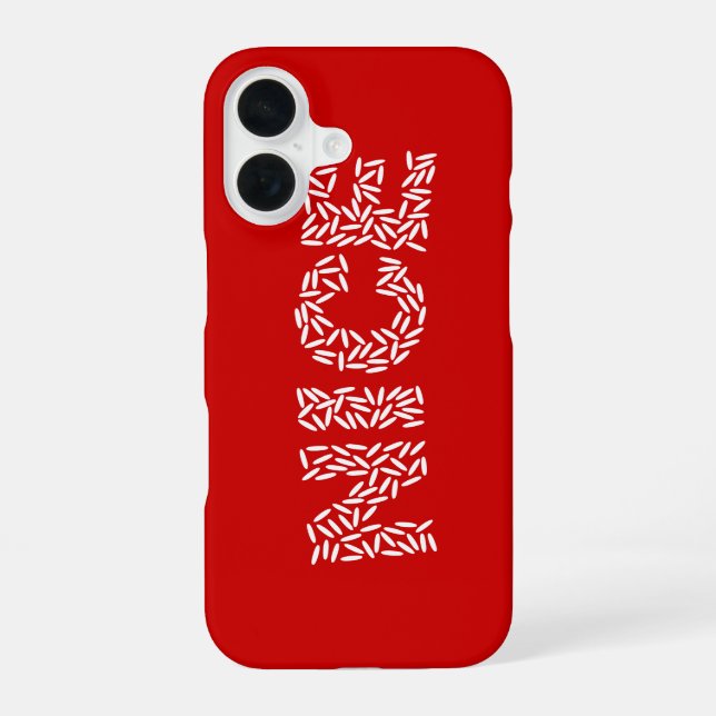 Coque iPhone 16 Joli Riz (Verso)