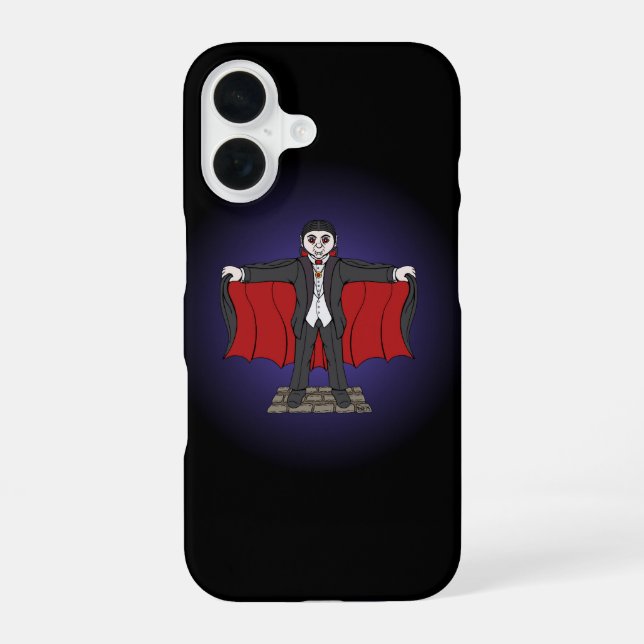 Coque iPhone 16 Joli Vampire/Dracula (Verso)
