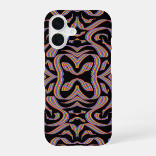 Coque iPhone 16 Jolie illustration de motif de torsades de ruban d
