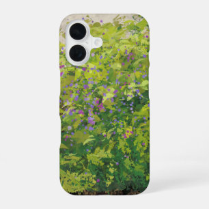 Coque iPhone 16 Jolie peinture artistique graphique de buisson flo