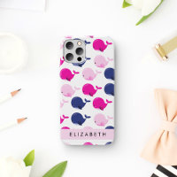 Jolies Baleines, Motif De Baleines, Votre Nom