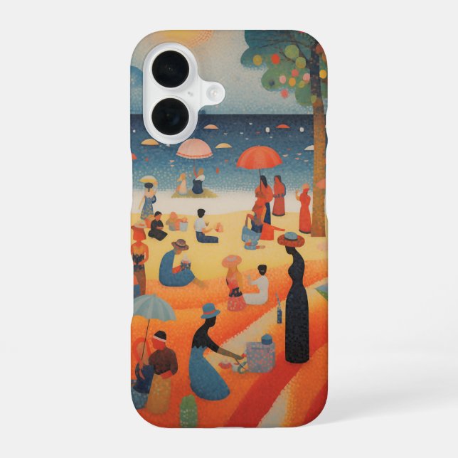 Coque iPhone 16 Jour de la plage (Verso)