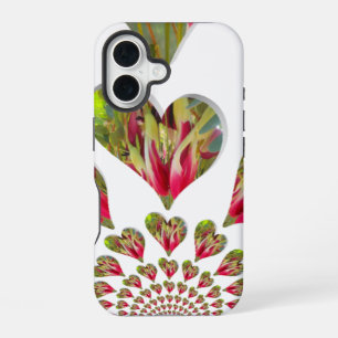 Coque iPhone 16 Journée humanitaire Cœurs adorables Le monde a bes