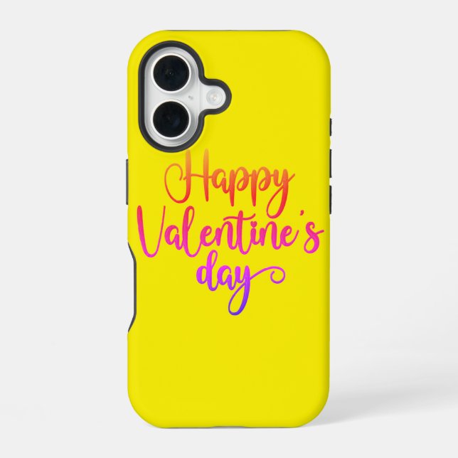 Coque iPhone 16 Joyeuse Saint-Valentin (Verso)