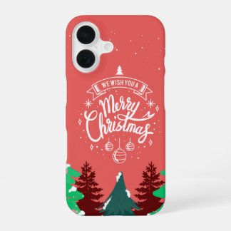 Coque iPhone 16 Joyeux Noël