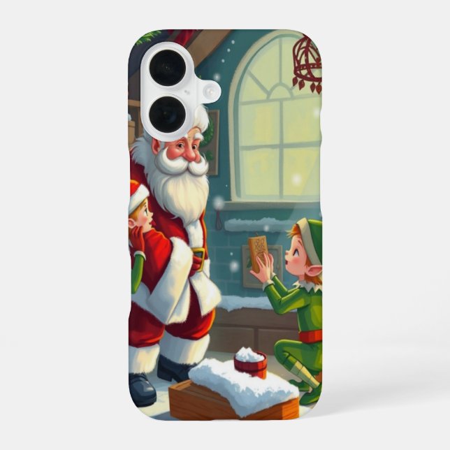 Coque iPhone 16 Joyeux Noël  (Verso)