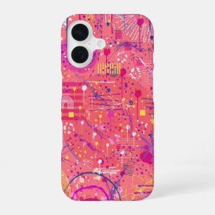 Coque iPhone 16 Jubilation : Art maximaliste