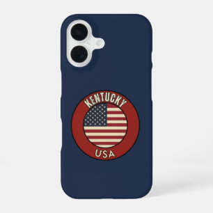 Coque iPhone 16 Kentucky États-Unis d'Amérique