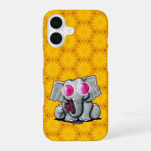 Coque iPhone 16 KiniArt Éléphant iPhone