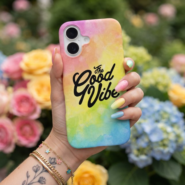 Coque iPhone 16 La Bonne Vibration (Créateur téléchargé)