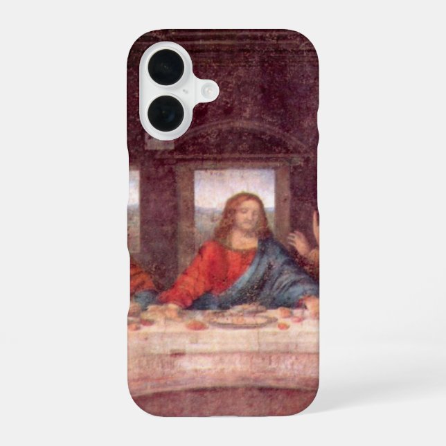 Coque iPhone 16 La Cène de Léonard de Vinci (Verso)