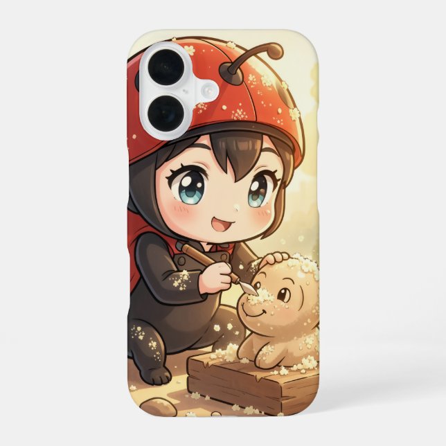 Coque iPhone 16 La coccinelle et le Royaume de Nectar Caché.2 (Verso)
