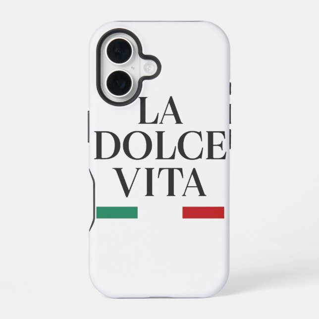 Coque iPhone 16 La Dolce Vita Italienne I-Phone Case (Verso)