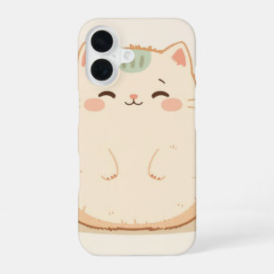 Coque iPhone 16 la fourrure du chat est duveteuse et texturée avec
