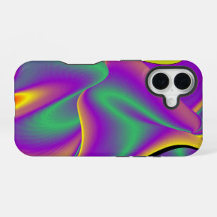 Coque iPhone 16 La Magie des Couleurs Abstrait 3D Rainbowart