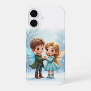 Coque iPhone 16 La paire de fées d'amour iPhone 16 Coques