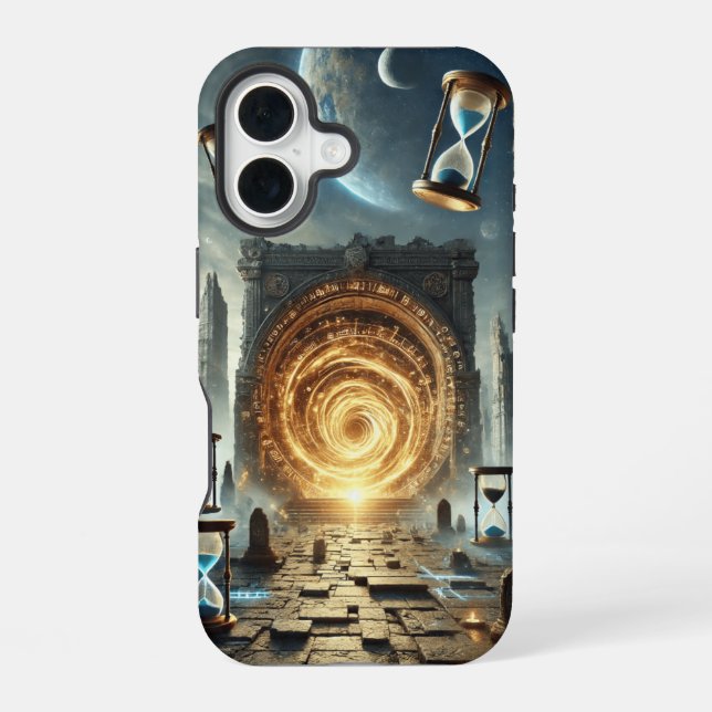 Coque iPhone 16 La Porte Colossale du Temps (Verso)