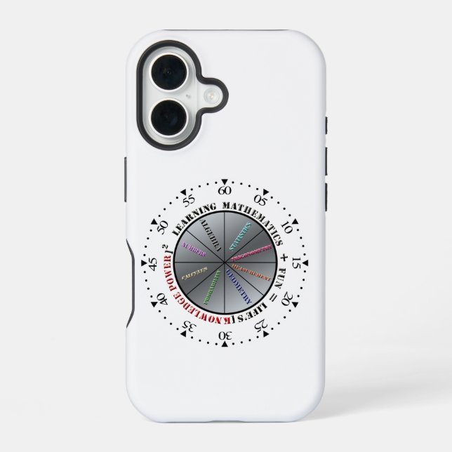 Coque iPhone 16 La puissance des mathématiques  (Verso)