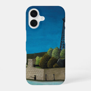 Coque iPhone 16 La Seine à Suresnes par Henri Rousseau, Art ancien