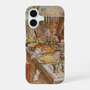 Coque iPhone 16 La veille de Noël par Carl Larsson, Fêtes Vintage