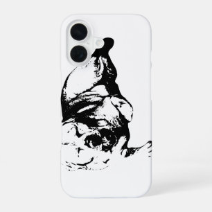 Coque iPhone 16 Labo minimal : Gros bâillement