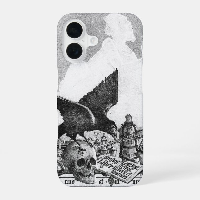 Coque iPhone 16 Laboratoire d'alchimie et Sphinx (Verso)