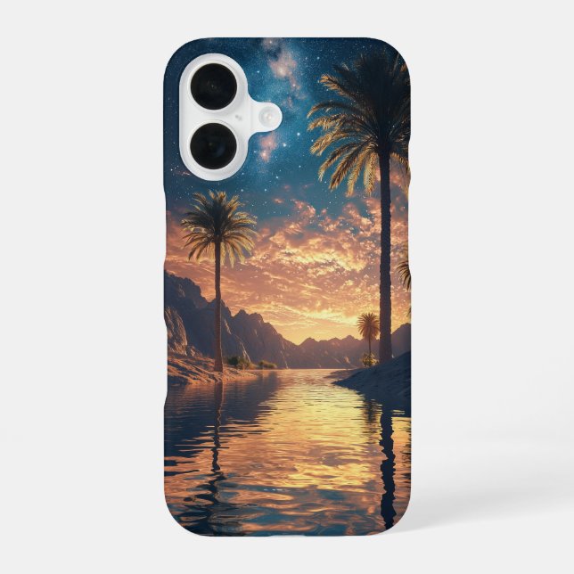 Coque iPhone 16 Lagune des rêves (Verso)