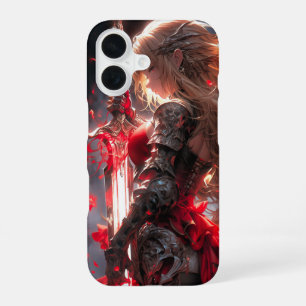 Coque iPhone 16 Lame choisie par le ciel Guerrier d'Anime Valkyr