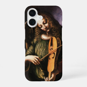 Coque iPhone 16 L'ange en vert jouant de la vielle de Léonard de V
