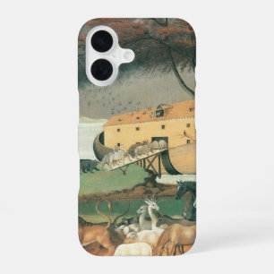Coque iPhone 16 L'Arche de Noé par Edward Hicks, Art folklorique v