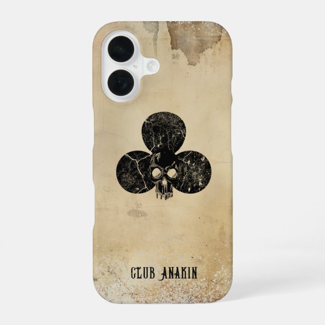 Coque iPhone 16 L'as de pique Coque-coque iphone Mate (Verso)