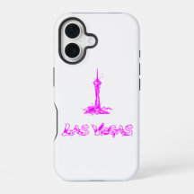 Las Vegas Stratosphere Neon Rose Croquis iPhone