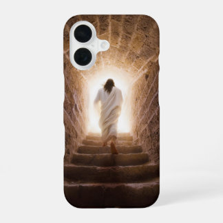Coque iPhone 16 L'Ascension - Jésus Marchant Dans La Lumière